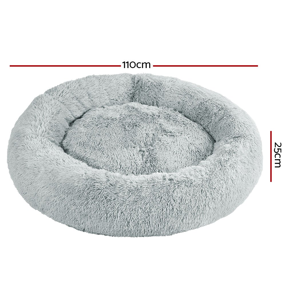 Cozy Whiskers Plush Calming Bed