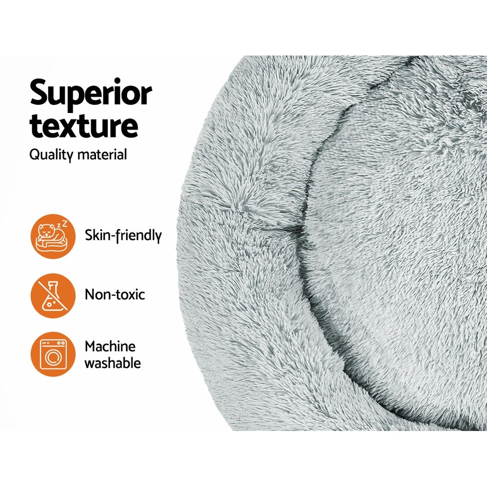 Cozy Whiskers Plush Calming Bed