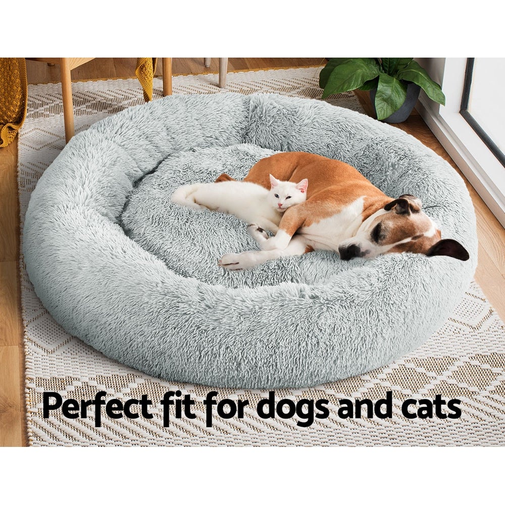 Cozy Whiskers Plush Calming Bed