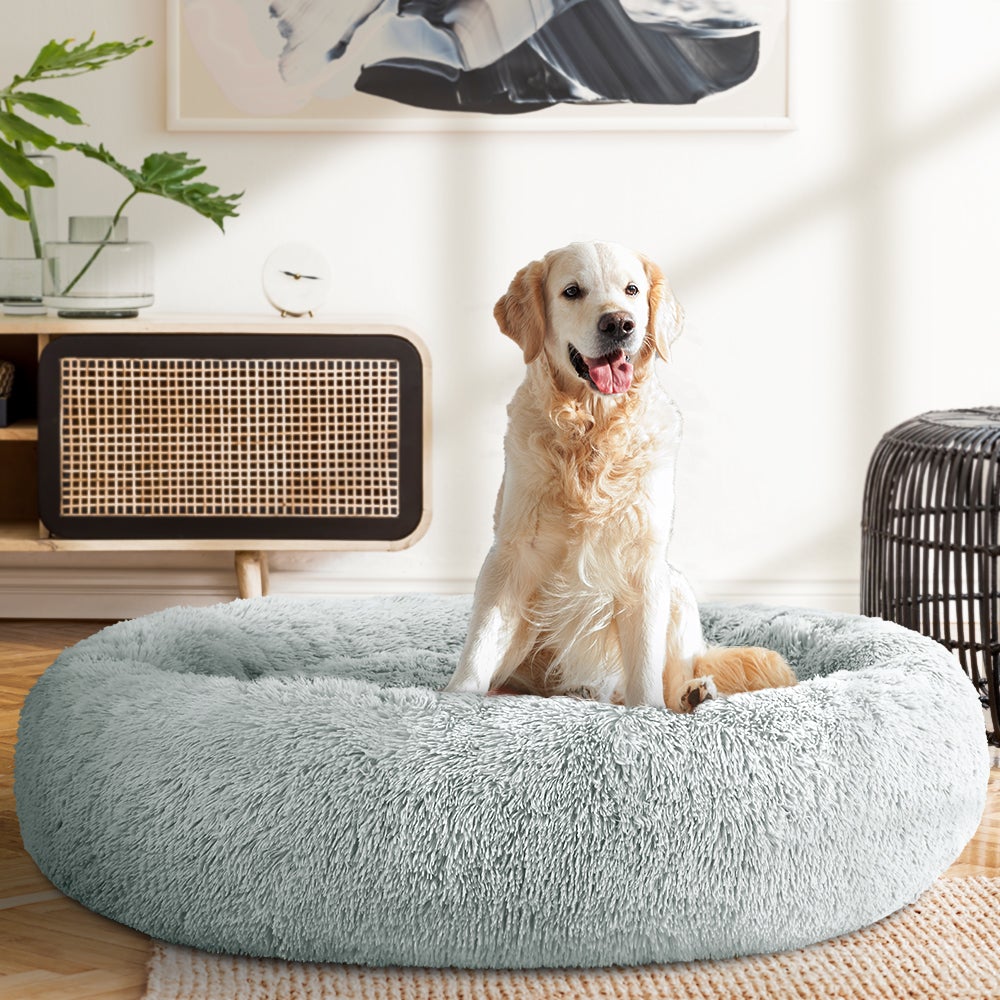 Cozy Whiskers Plush Calming Bed