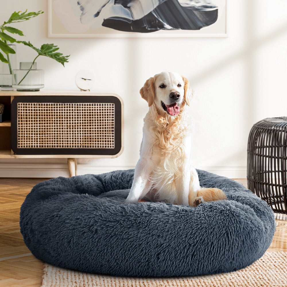 Cozy Whiskers Plush Calming Bed